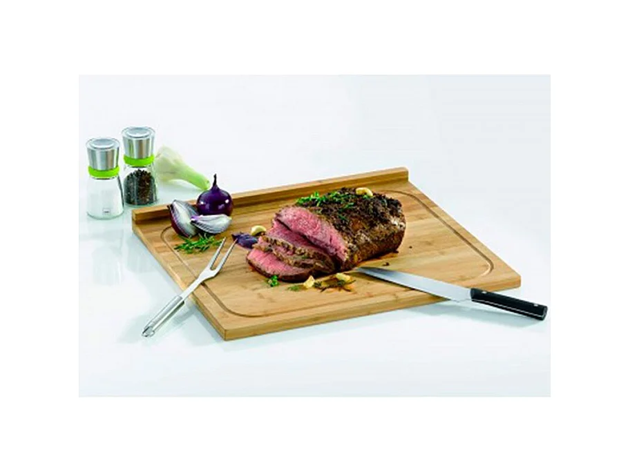 Tabla de cortar con borde bambú 5x45x34,3 cm