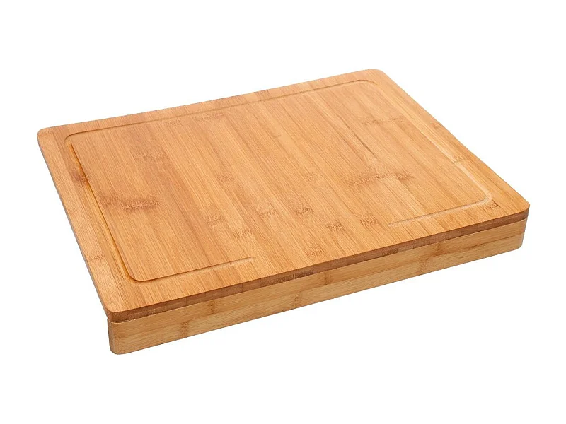 Planche à Découper Bambou "Rebord" 45cm Naturel