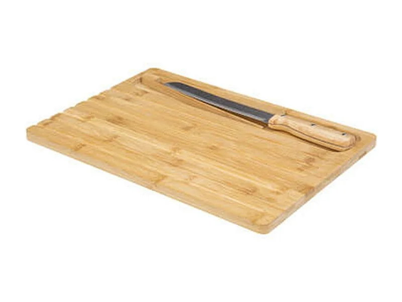 Planche à Découper Pain "Bambou" 40cm Naturel