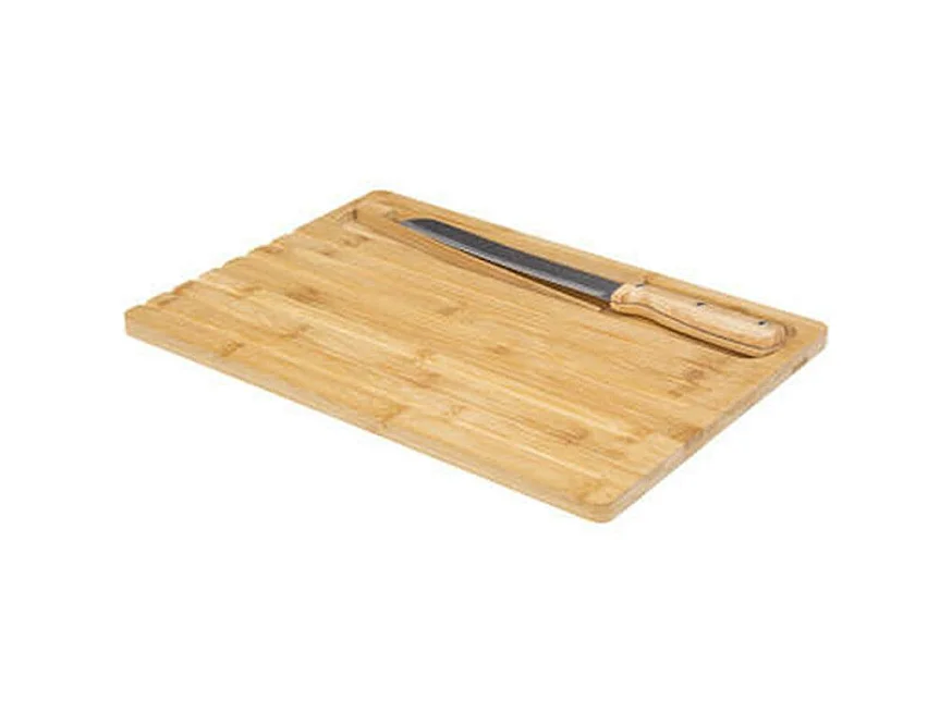 Planche à Découper Pain "Bambou" 40cm Naturel