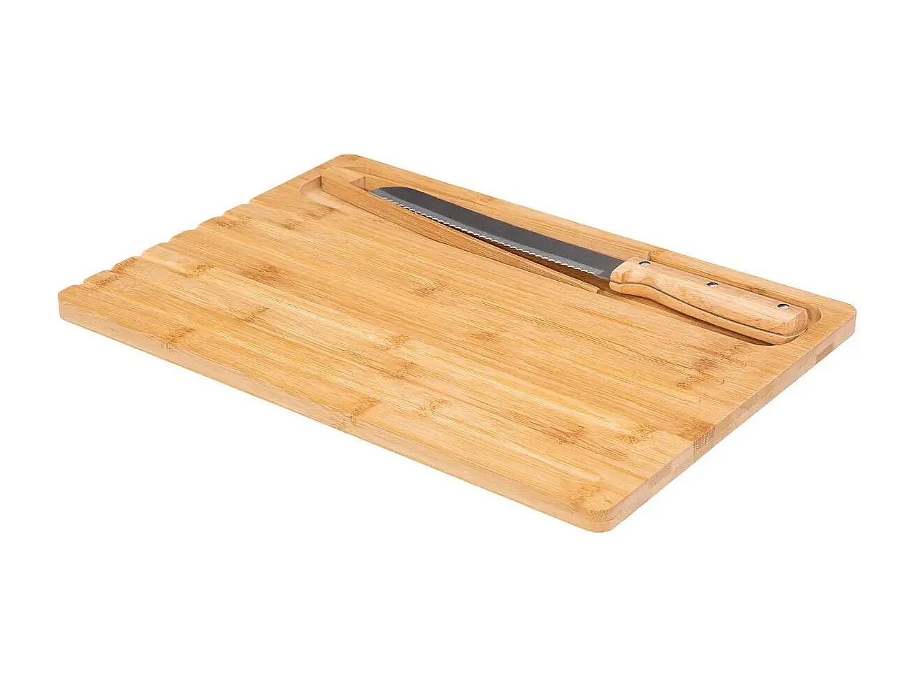 Planche à Découper Pain "Bambou" 40cm Naturel