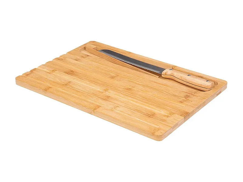Planche à Découper Pain "Bambou" 40cm Naturel