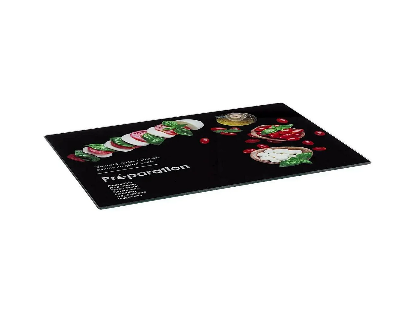 Planche à Découper "Boîtes Relief" 40cm Noir