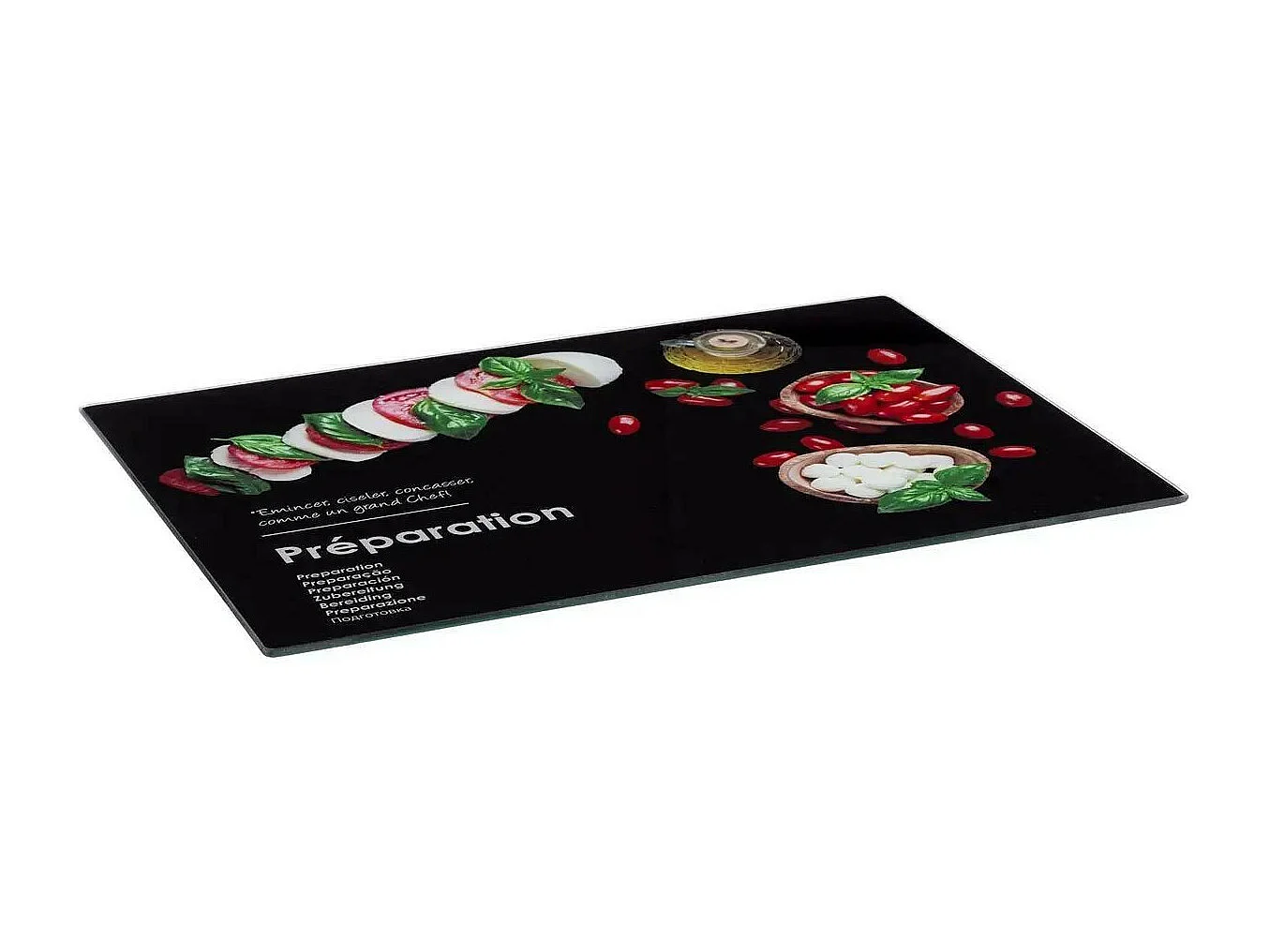 Planche à Découper "Boîtes Relief" 40cm Noir