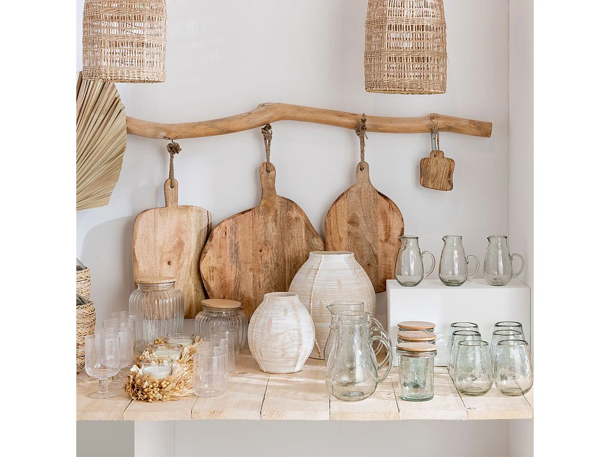 Planche à Découper Ovale "Bois" 49cm Naturel