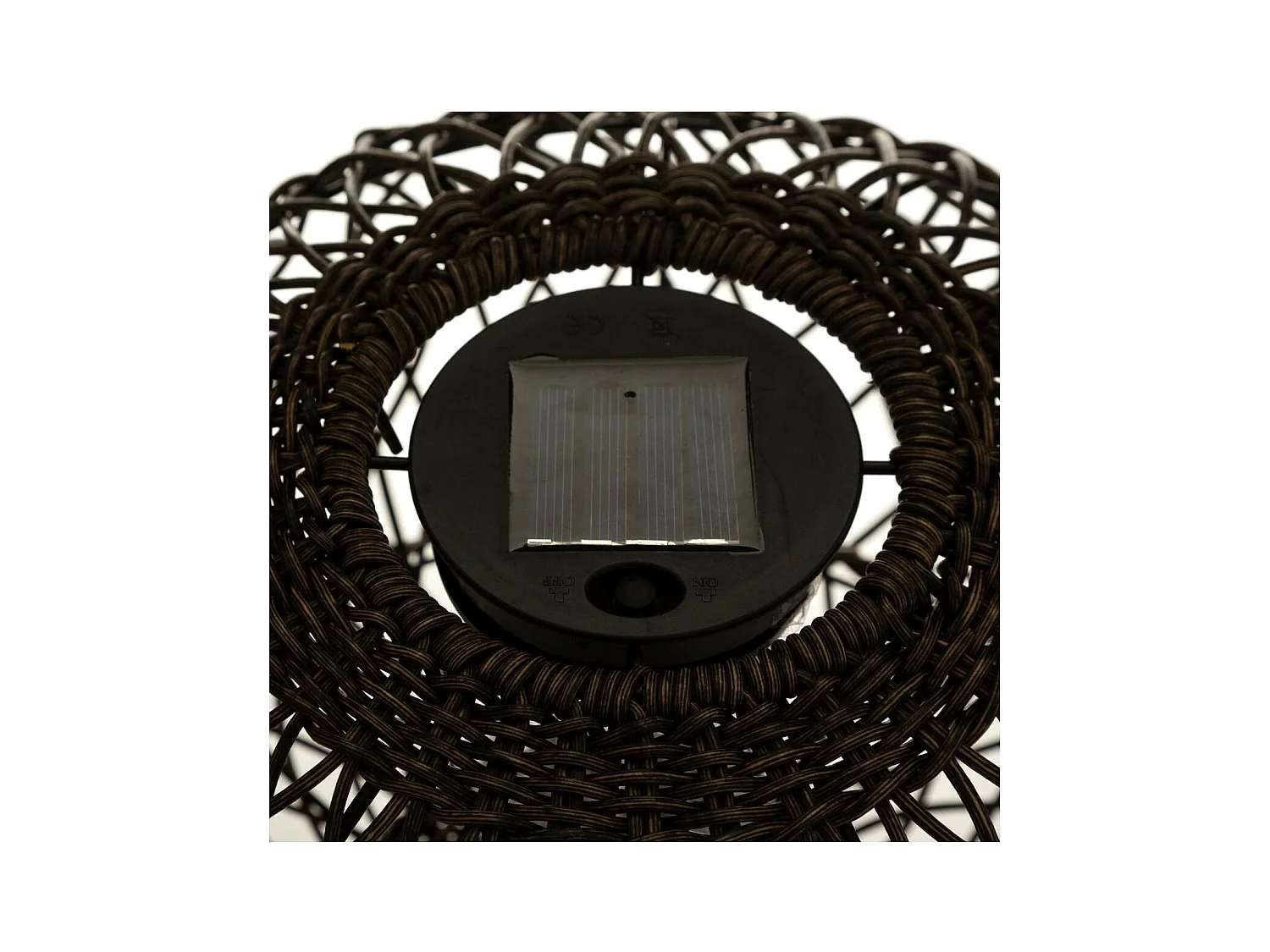 Lampe à Poser Design "Boule Solaire" 31cm Naturel