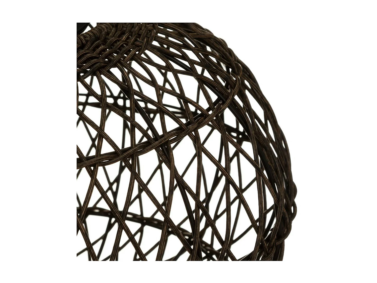 Lampe à Poser Design "Boule Solaire" 31cm Naturel