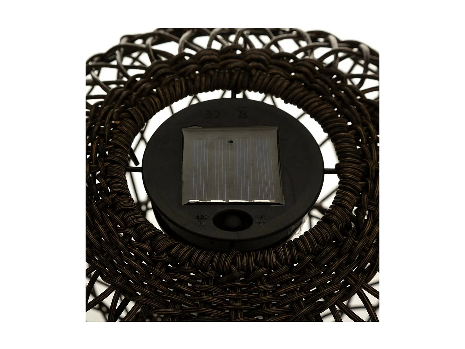 Lampe à Poser Design "Boule Solaire" 31cm Naturel