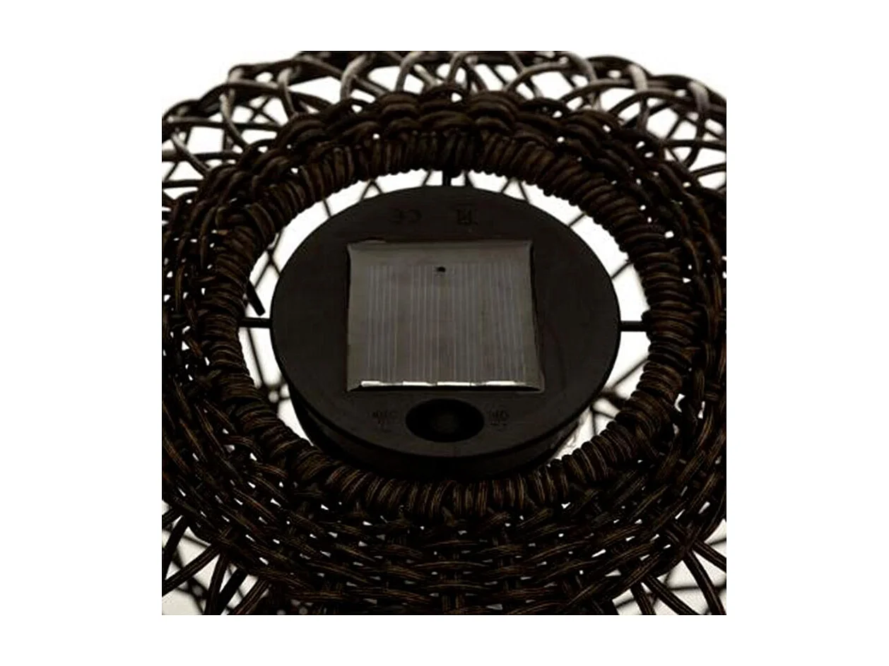 Lampe à Poser Design "Boule Solaire" 31cm Naturel