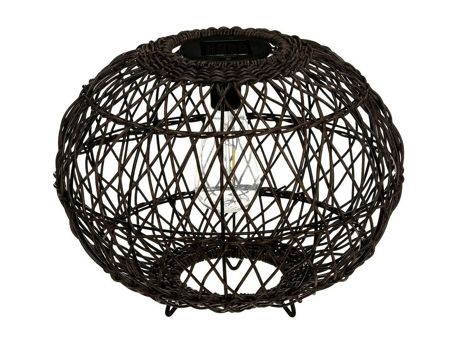 Lampe à Poser Design "Boule Solaire" 31cm Naturel