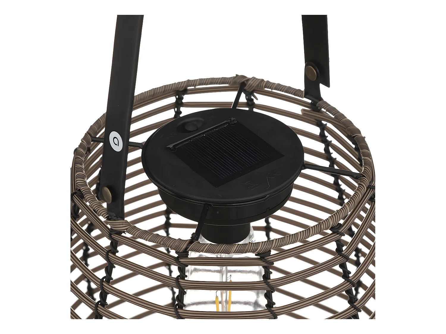 Lampe Solaire d'Extérieur "Viky" 26cm Marron Tonka