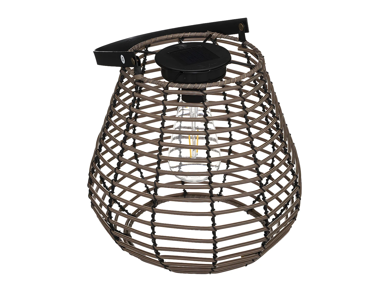 Lampe Solaire d'Extérieur "Viky" 26cm Marron Tonka