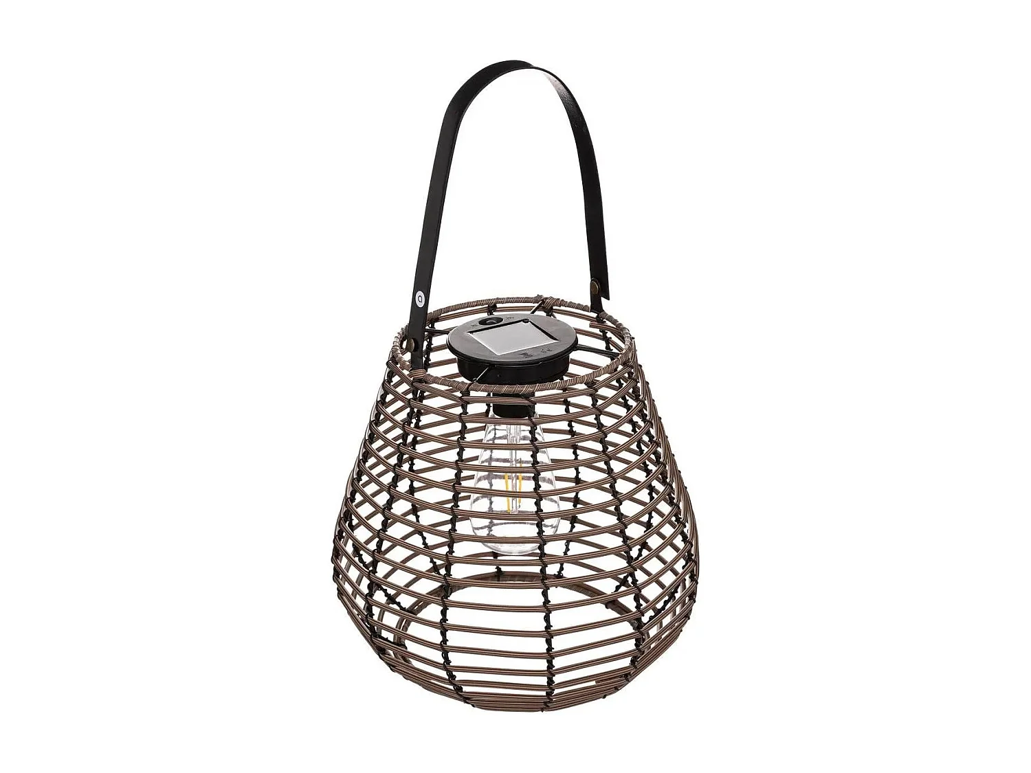 Lampe Solaire d'Extérieur "Viky" 26cm Marron Tonka