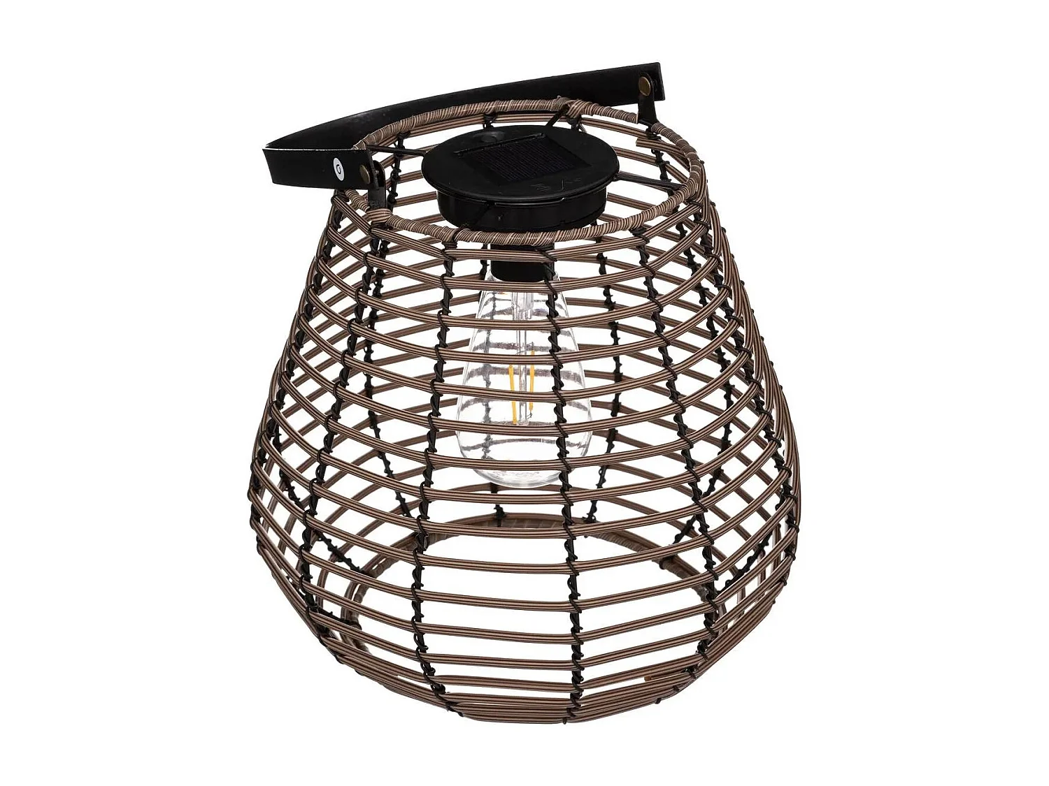 Lampe Solaire d'Extérieur "Viky" 26cm Marron Tonka