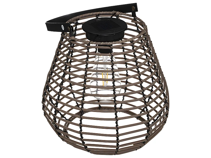 Lampe Solaire d'Extérieur "Viky" 26cm Marron Tonka