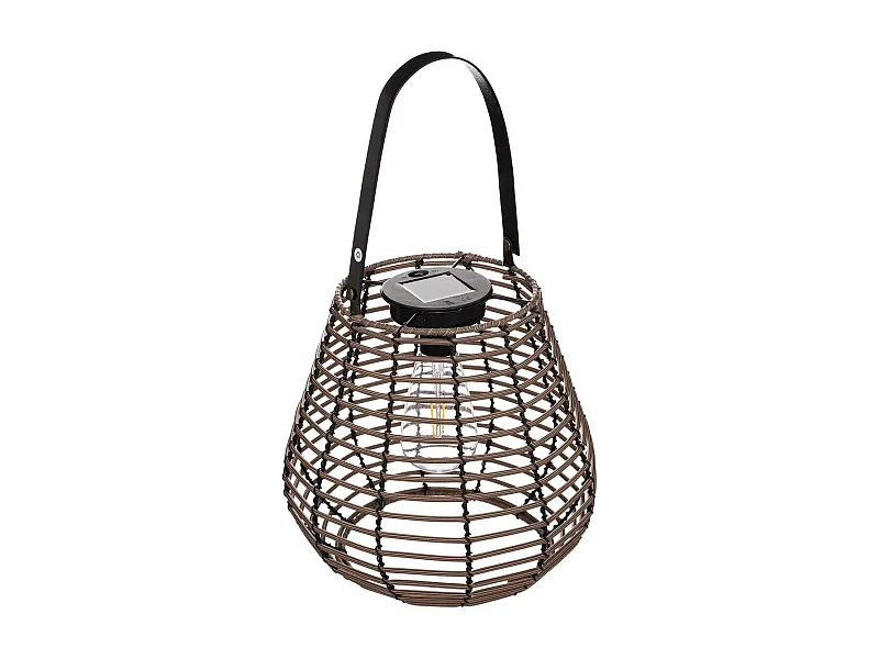 Lampe Solaire d'Extérieur "Viky" 26cm Marron Tonka