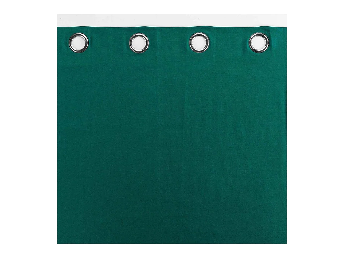 Cortina con ollaos 100% algodón Panamá