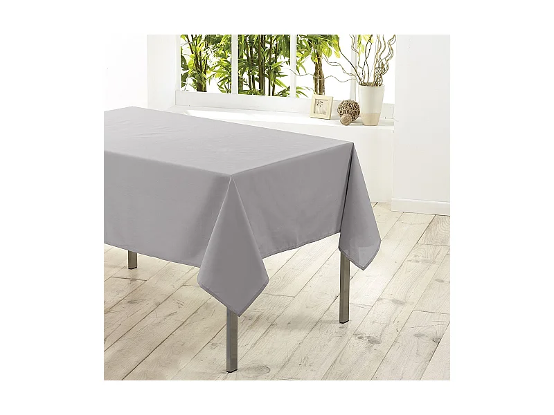 Nappe Antitache "Essentiel" 140x250cm Gris