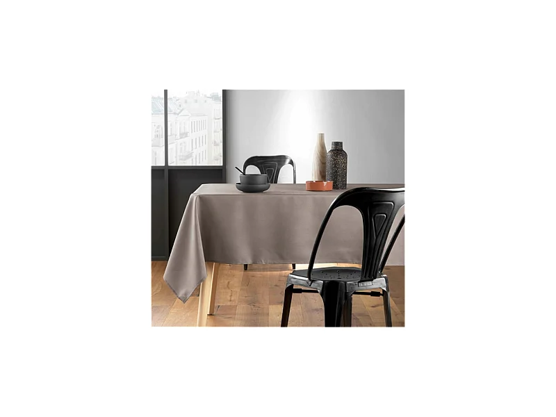 Nappe Antitache "Essentiel" 140x250cm Taupe