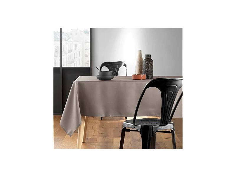 Nappe Antitache "Essentiel" 140x250cm Taupe
