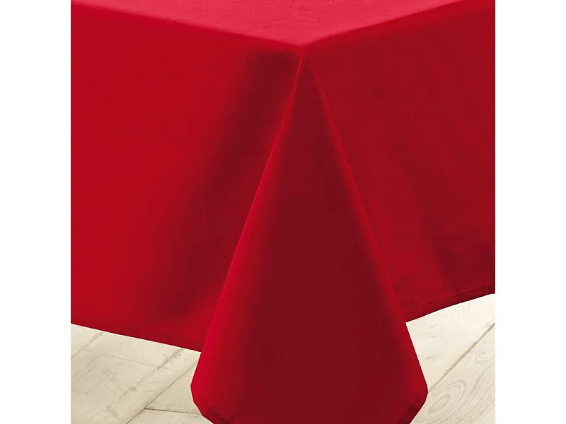 Nappe Antitache "Essentiel" 140x250cm Rouge