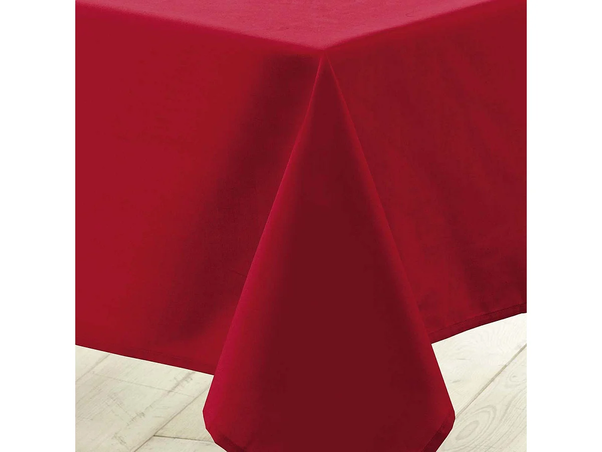 Nappe Antitache "Essentiel" 140x250cm Rouge