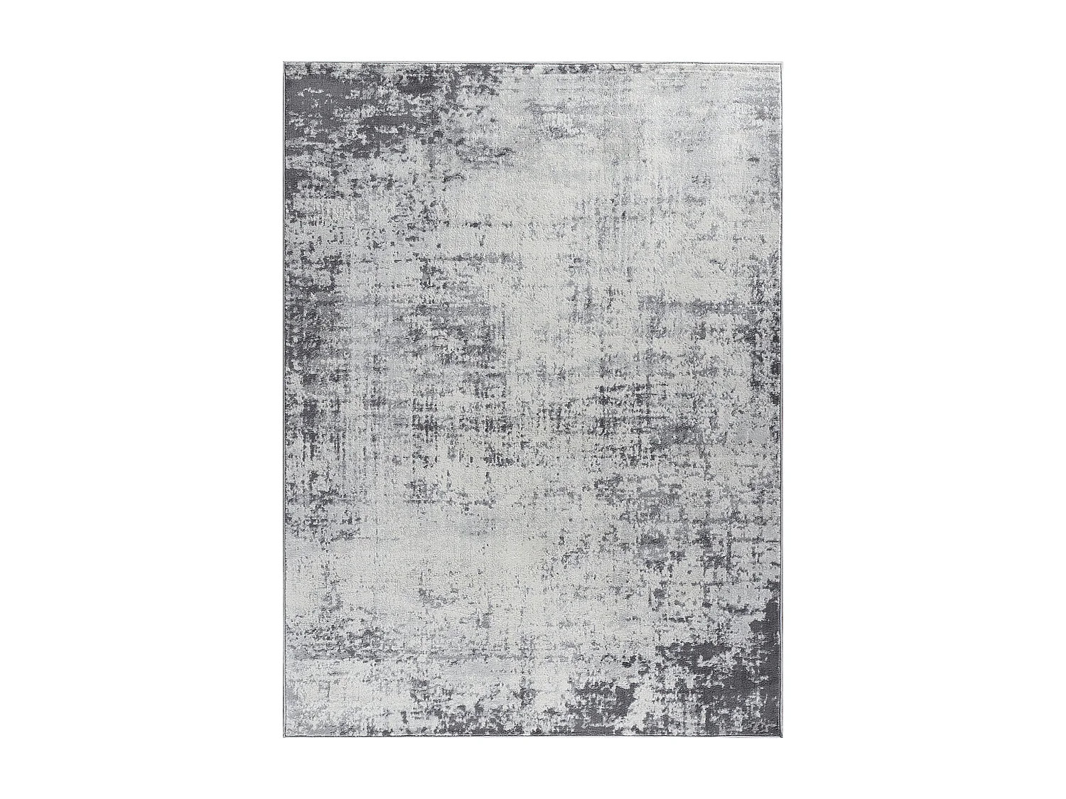 Modern Abstract Tapijt - Grijs/Wit - 160x215cm - MILENA