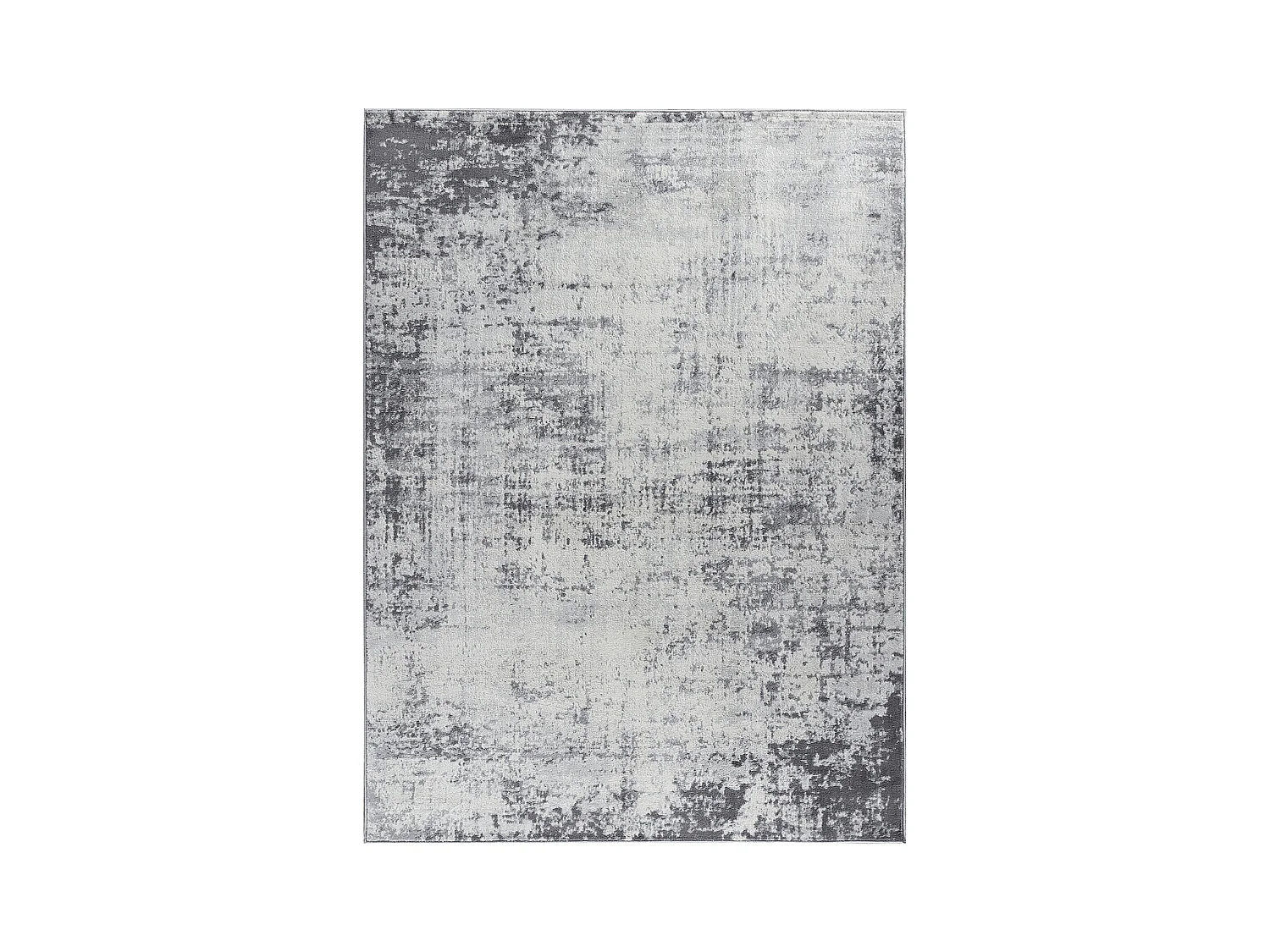 Abstrakt Moderner Teppich - Grau/Weiß - 160x215cm - MILENA