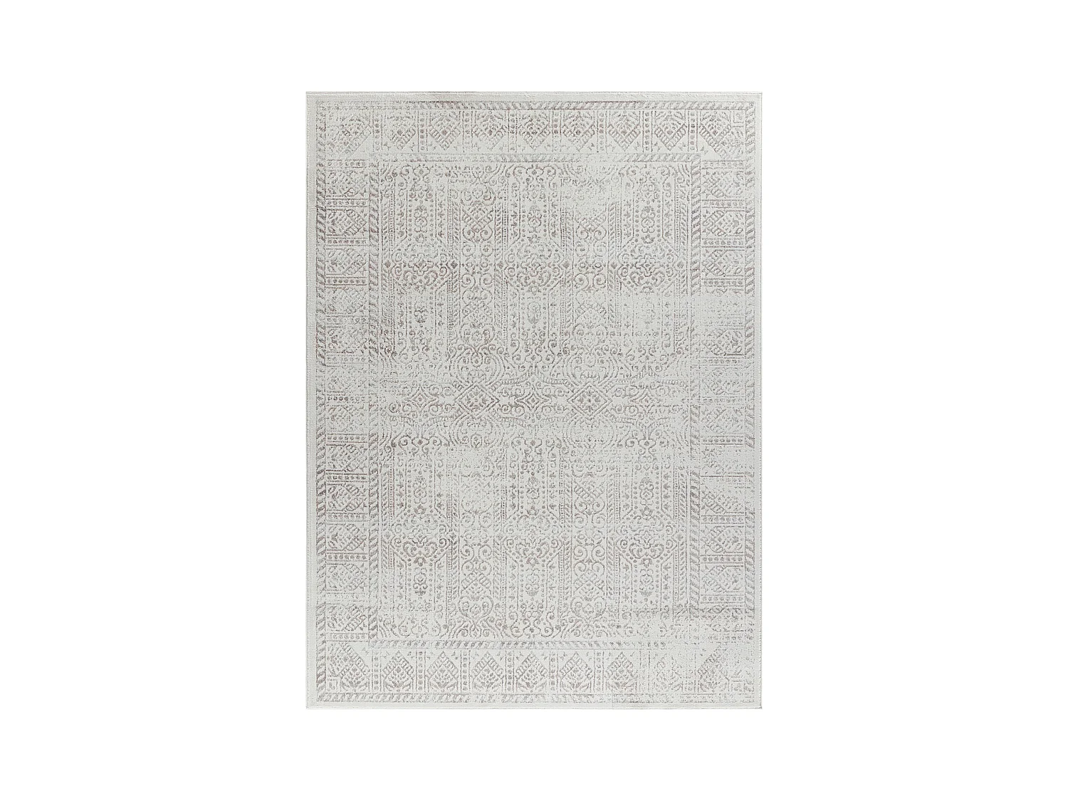Vintage Oosters Tapijt - Bruin/Grijs - 160x215cm - DANIA