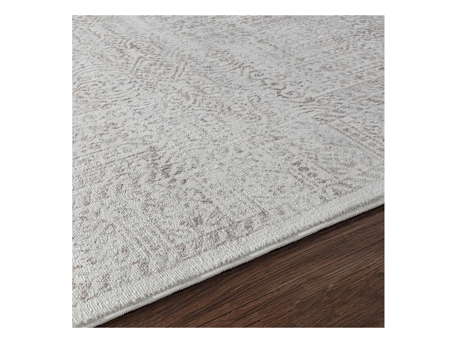 Tapis Vintage Oriental - Brun/Ivoire/Gris - 160x215cm - DANIA