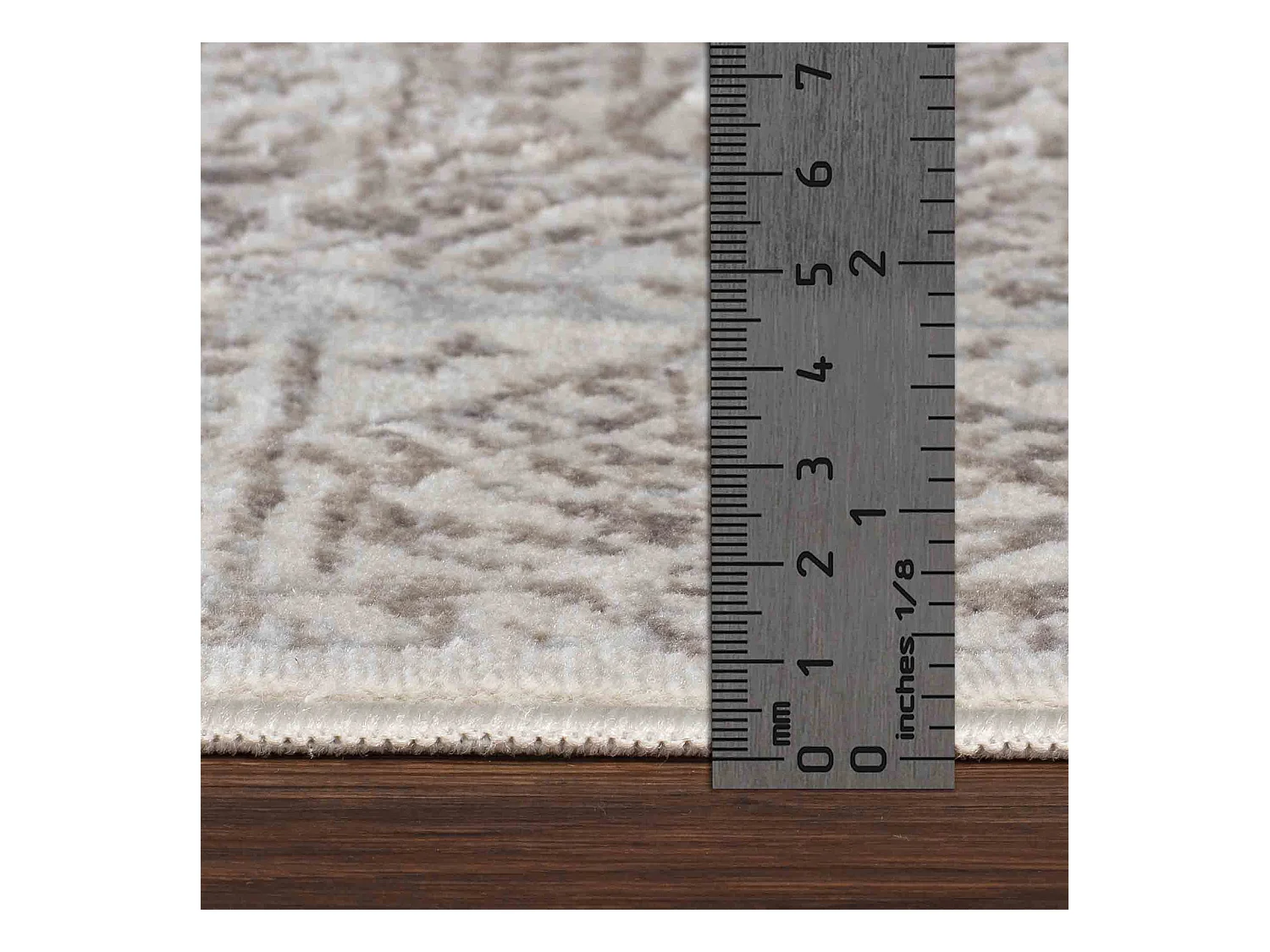 Tapis Vintage Oriental - Brun/Ivoire/Gris - 160x215cm - DANIA