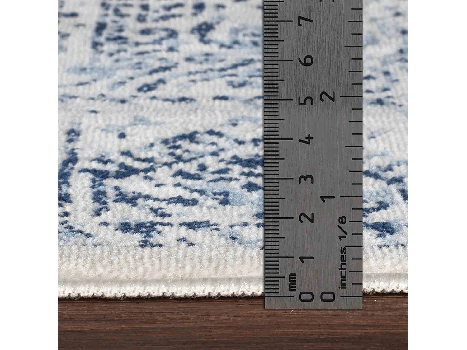 Vintage Oosters Tapijt - Blauw/Wit - 120x170cm - DANIA