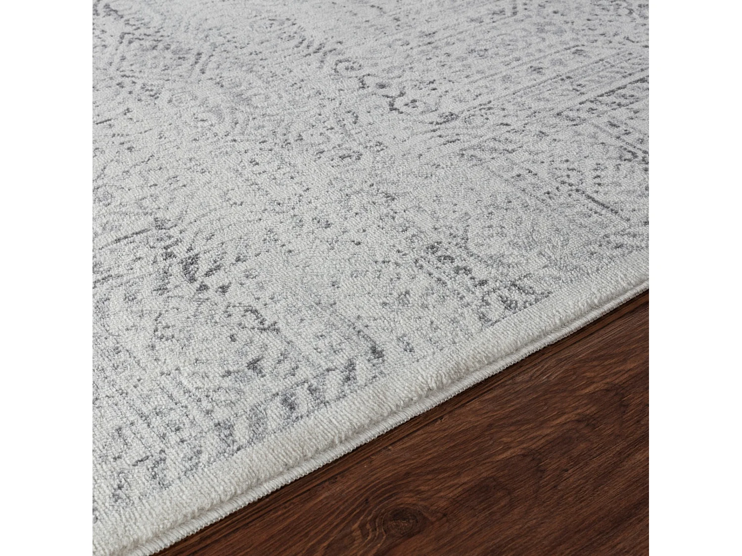 Tapis Vintage Oriental - Gris/Ivoire - 160x215cm - DANIA