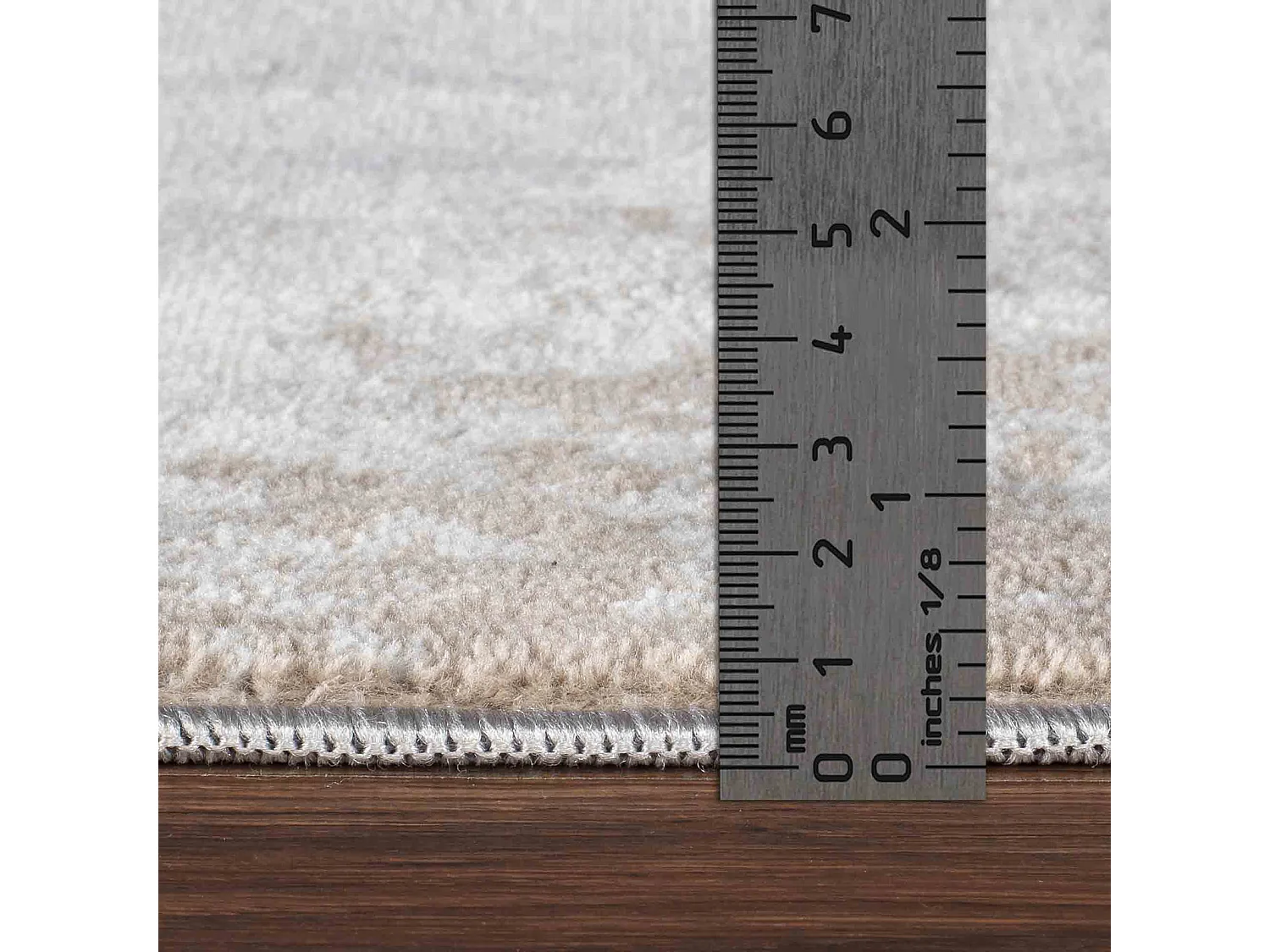 Tapis Abstrait Moderne - Beige/Blanc - 200x275cm - MILENA