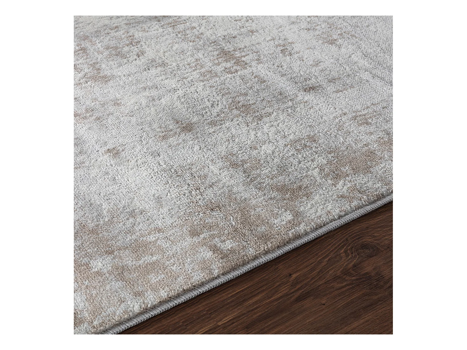 Tapis Abstrait Moderne - Beige/Blanc - 160x215cm - MILENA
