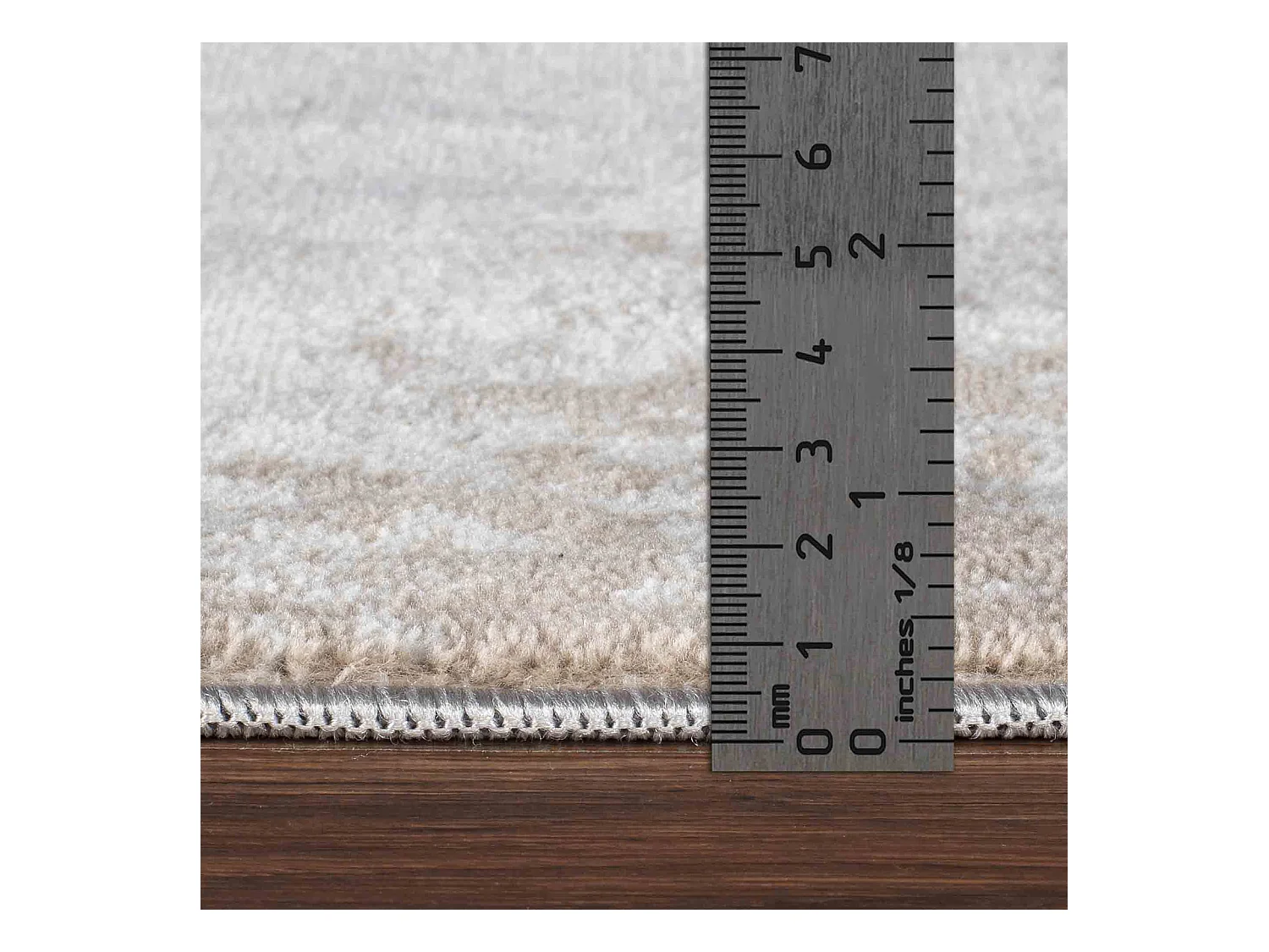 Tapis Abstrait Moderne - Beige/Blanc - 160x215cm - MILENA