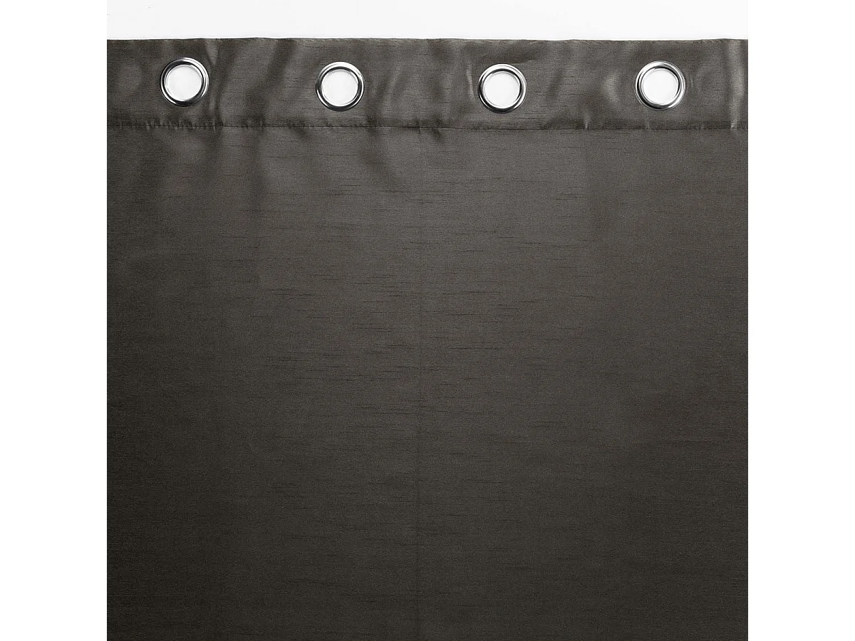 Rideau à Oeillets "Shana" 140x240cm Gris Anthracite