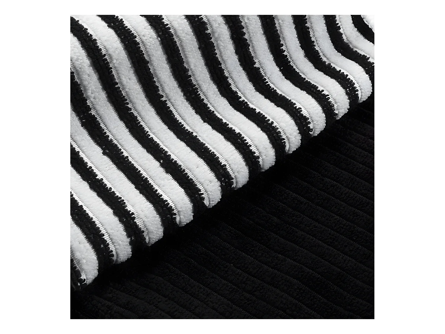 Lot de 3 Torchons Microfibre "Cuistot" 40cm Noir