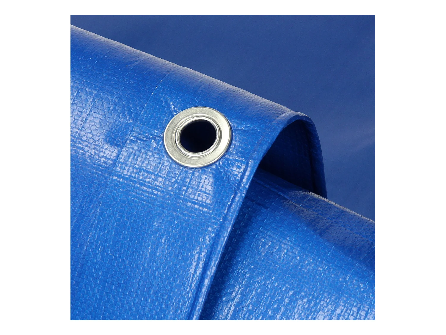 Funda impermeable PE con ojales 1,5x6 m 180 g/m² azul ECD Germany