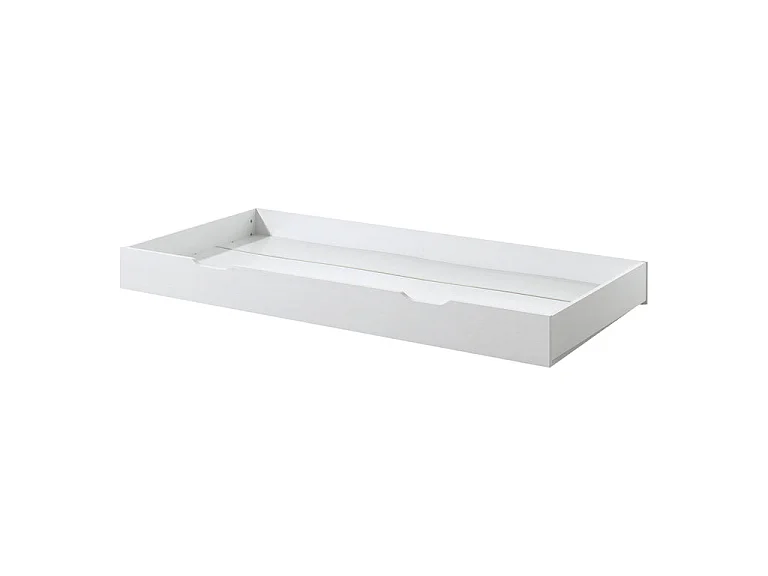 Pack - Lit Enfant, Barrière & Tiroir "Dallas II" 90x200cm Blanc