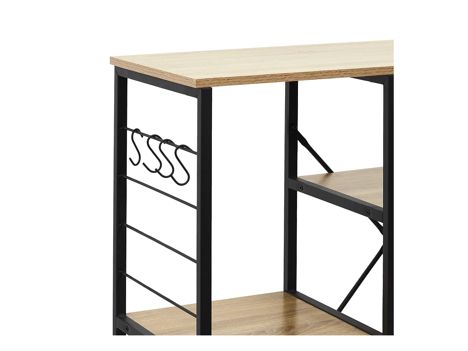 Meuble De Rangement D Appoint Stan Noir, Marron