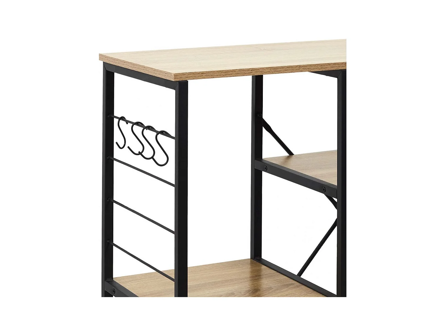 Meuble De Rangement D Appoint Stan Noir, Marron