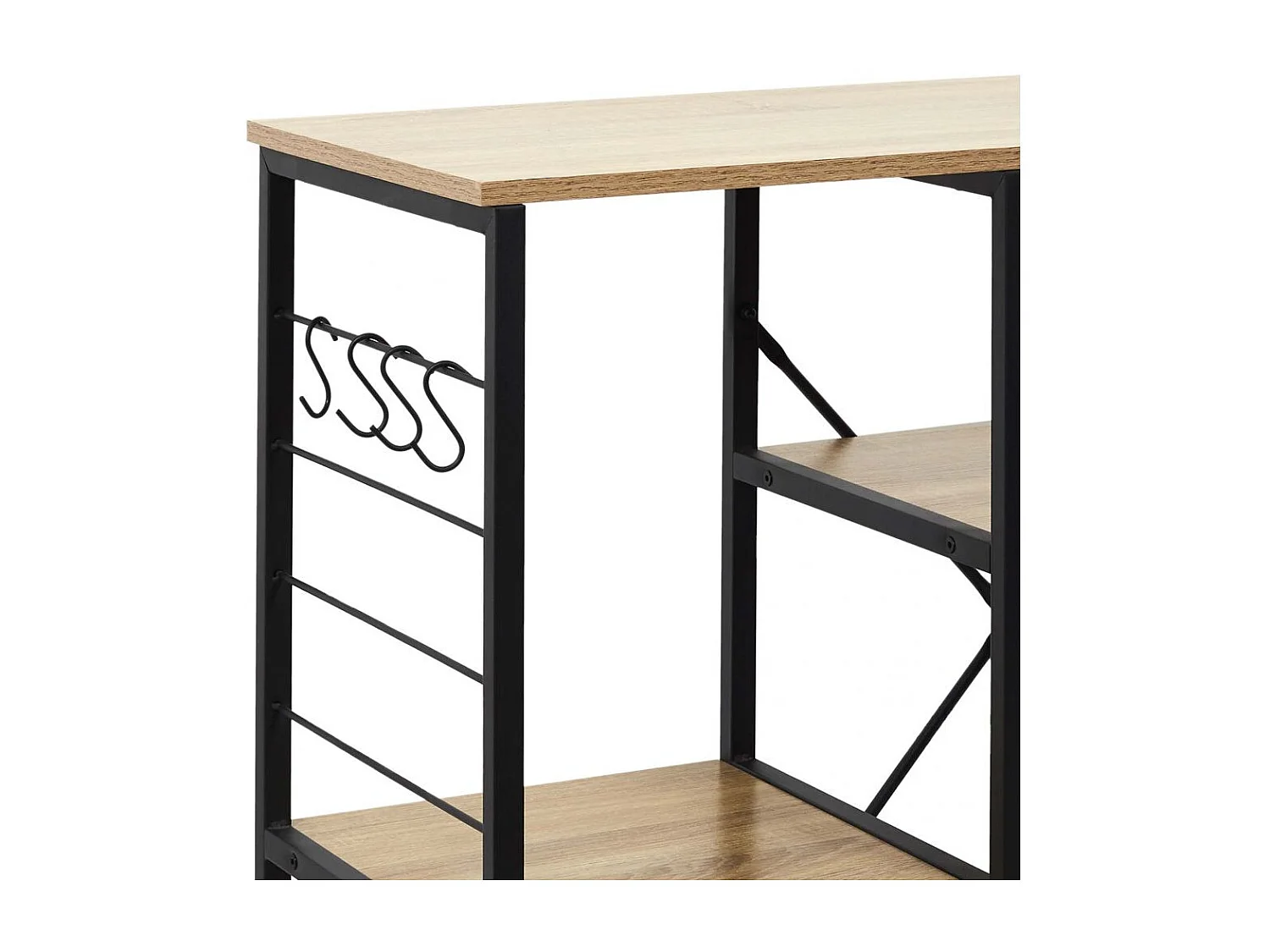 Meuble De Rangement D Appoint Stan Noir, Marron