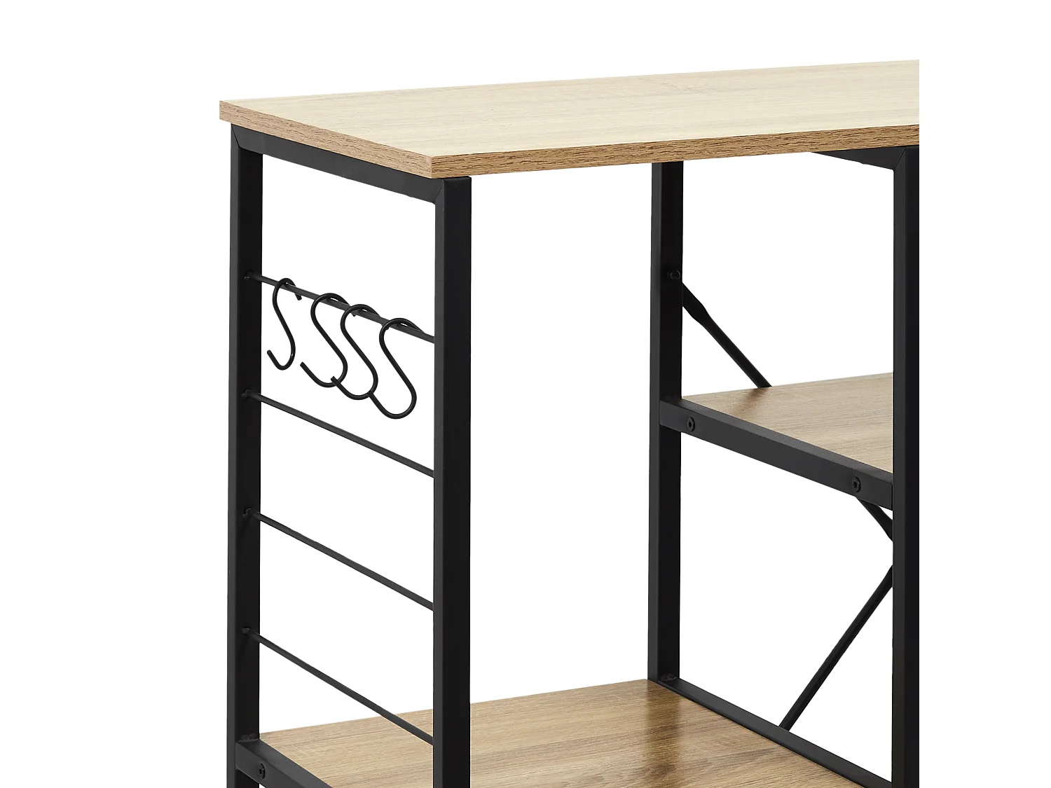 Meuble De Rangement D Appoint Stan Noir, Marron