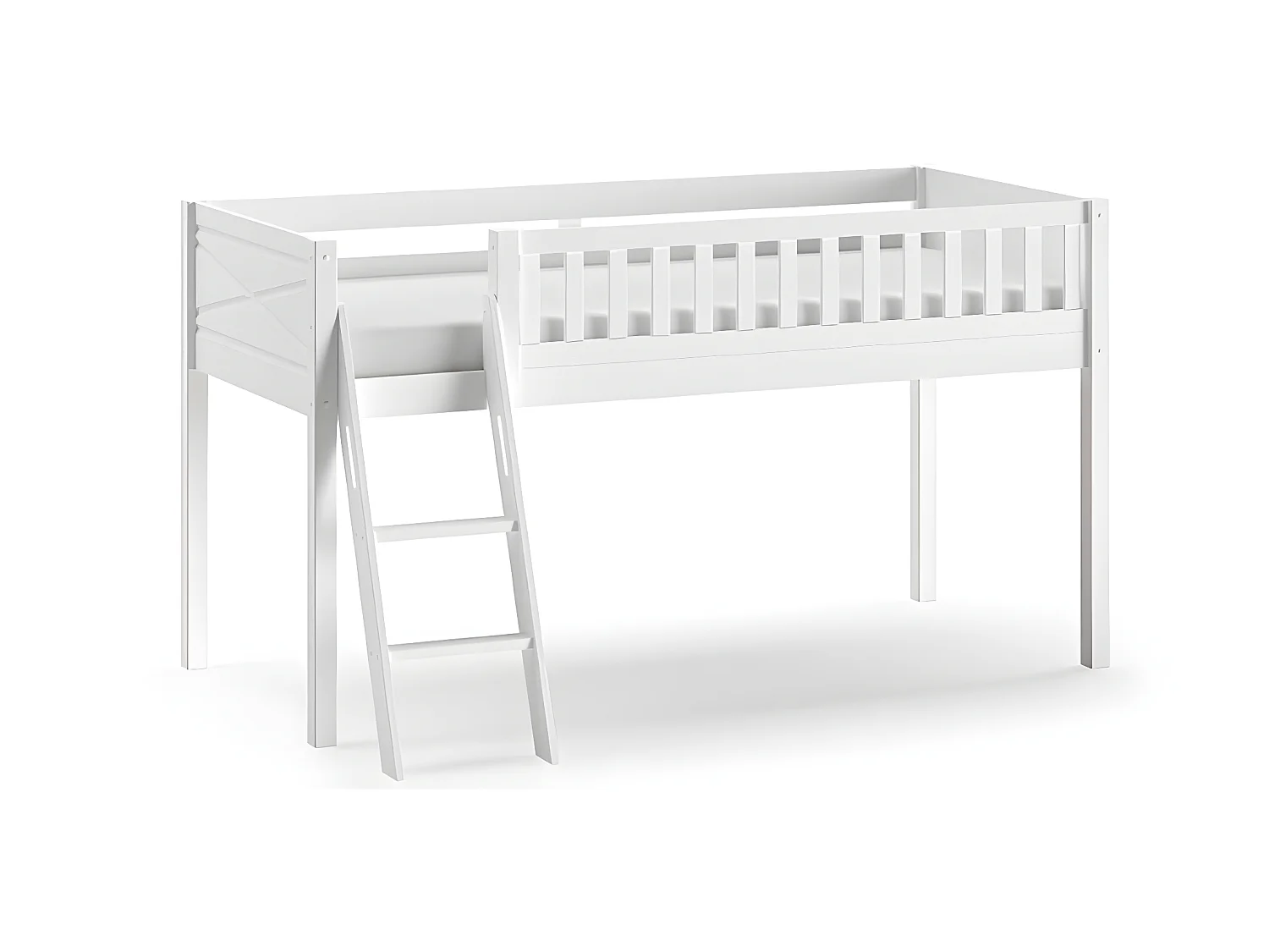 Lit Enfant "Scott" 90x200cm Blanc