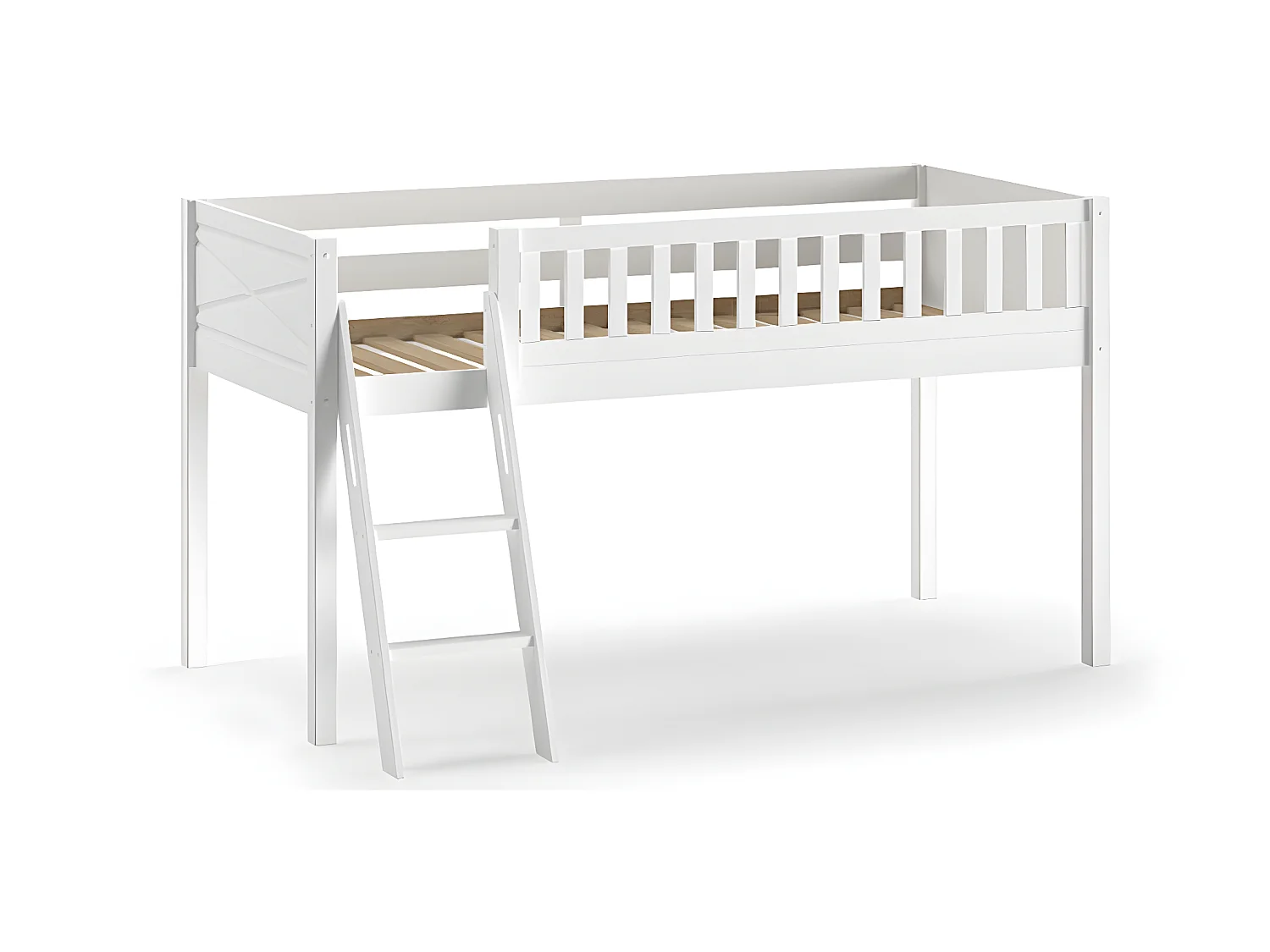 Lit Enfant "Scott" 90x200cm Blanc