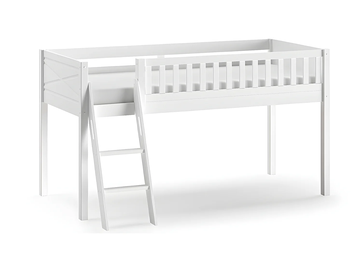 Lit Enfant "Scott" 90x200cm Blanc