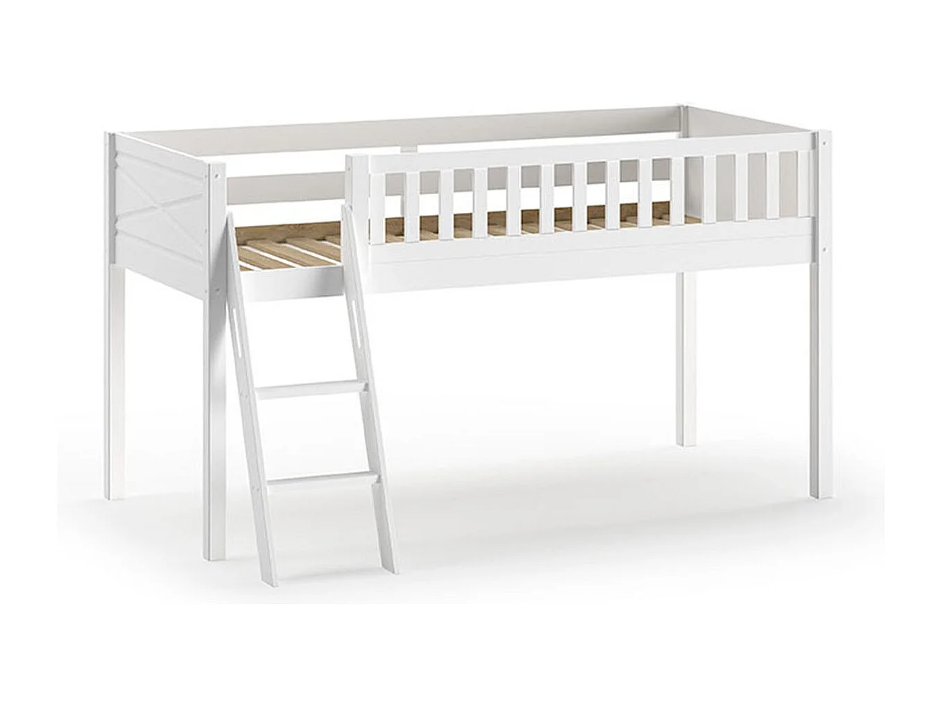 Lit Enfant "Scott" 90x200cm Blanc