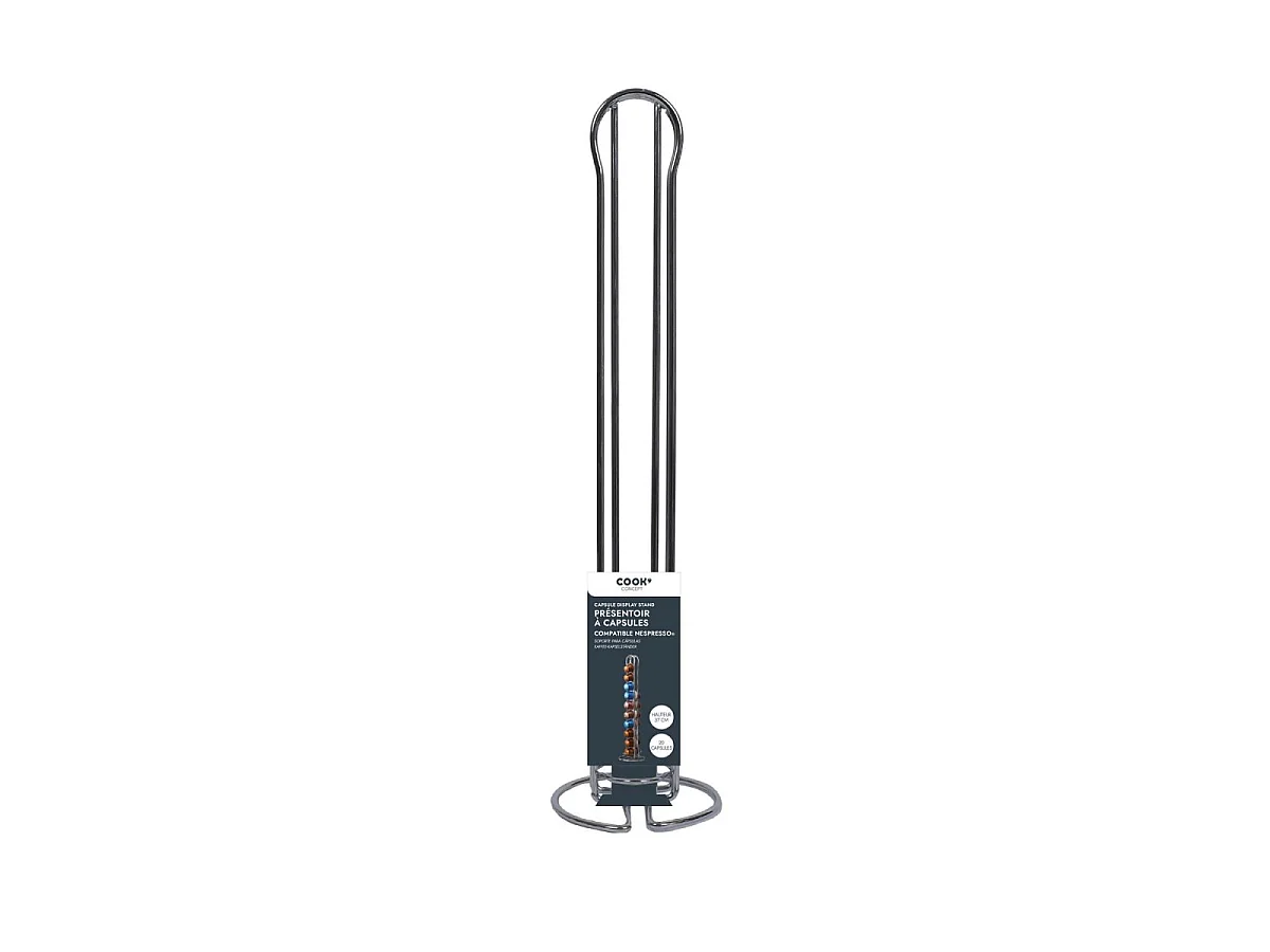 Porte Dosette - COOK CONCEPT - Argent - Compatible Nespresso