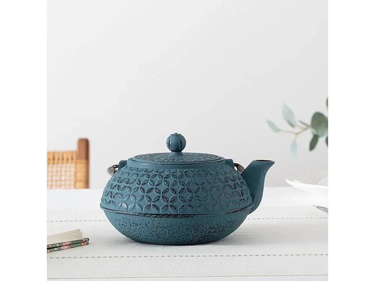Théière "Flower" 1L Bleu
